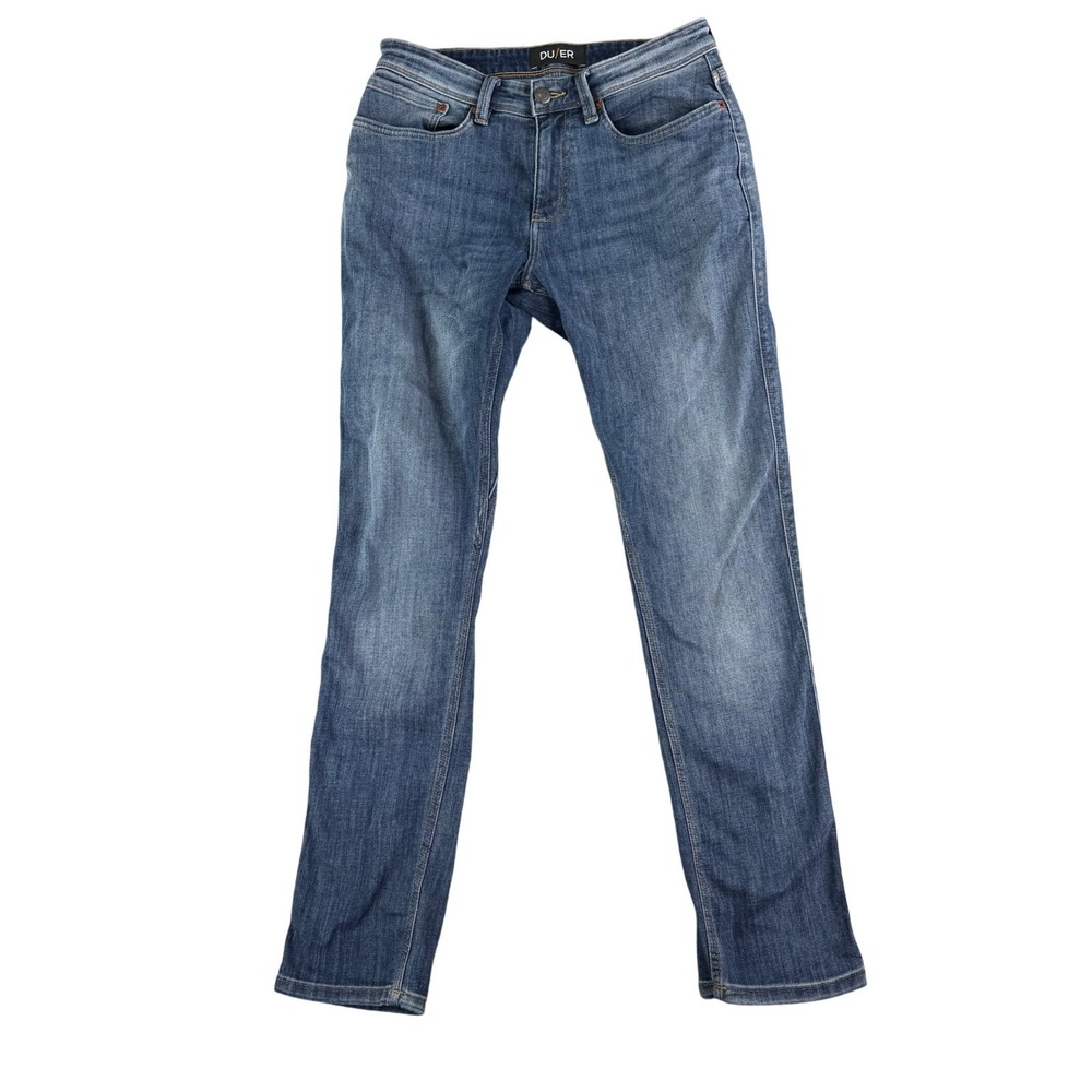 DU/ER L2X‎ Relaxed Taper Jeans Mens 30x32 Blue Denim Comfort Stretch Pants